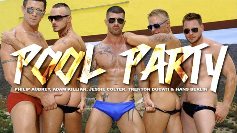 Adam Killian Pool Side Orgy
