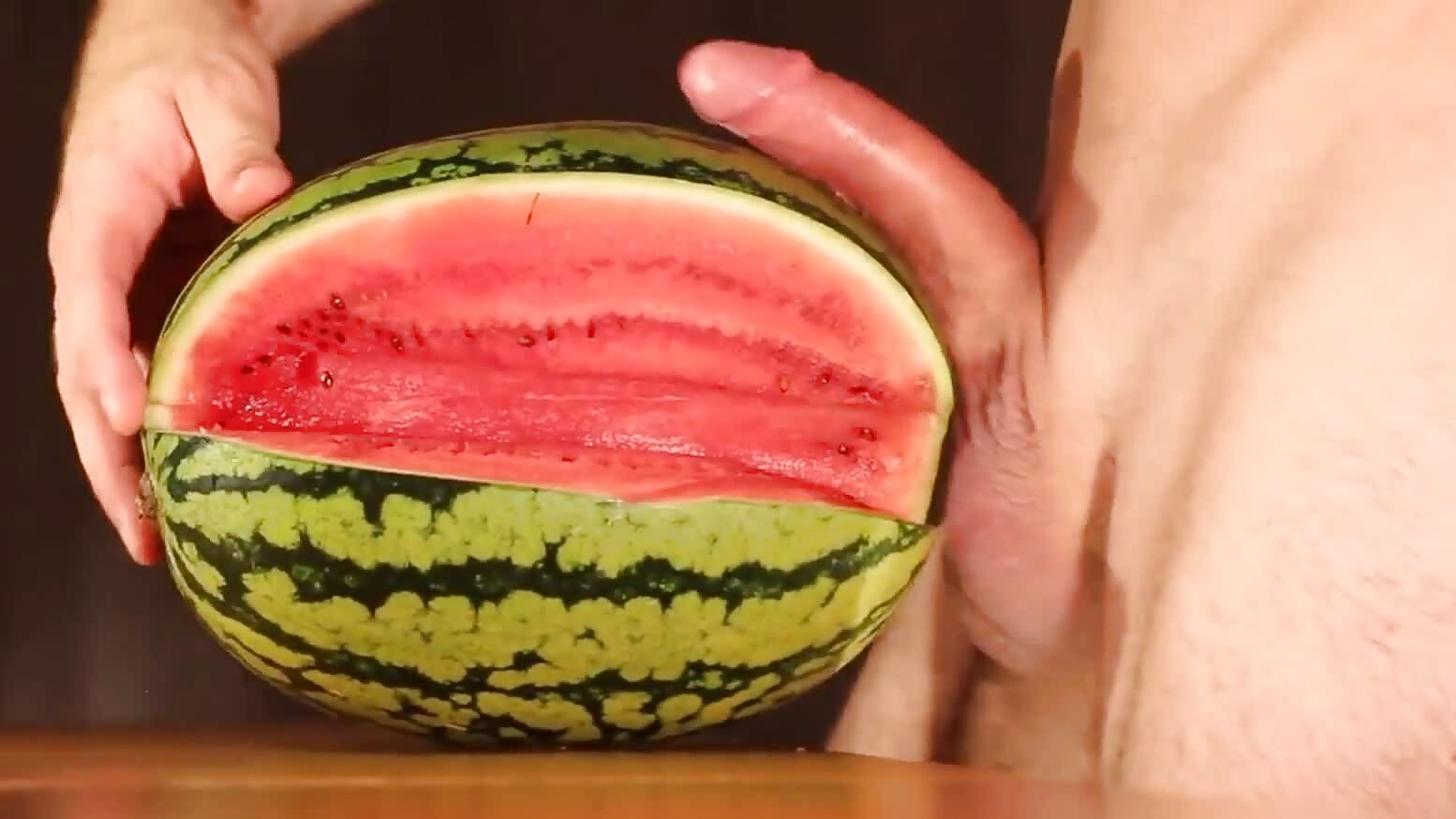 Guy Fucks A Watermelon
